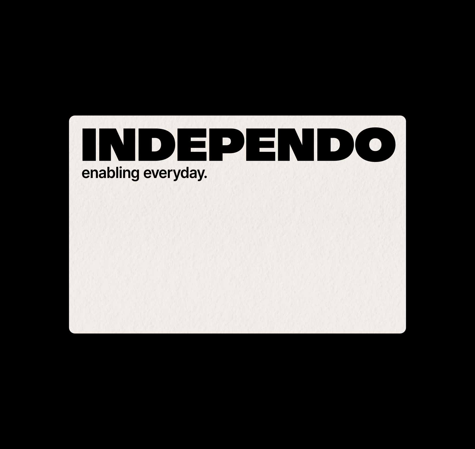 Independo. Making the digital world more accessible.